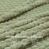 Simple&Opulence Microfiber Throw Blanket Grid Design,130cm x 170cm,Super Soft Fluffy