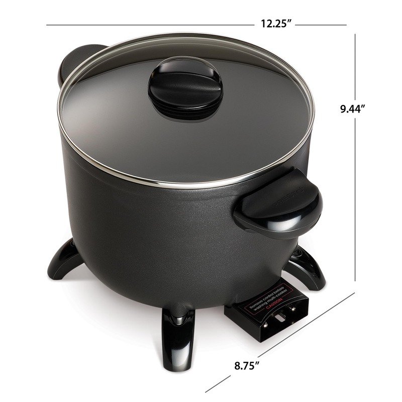 Presto 06006 Kitchen Kettle Multi-Cooker/Steamer, Black