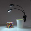 Double-Head Clip Light/Reading Light/Night Light Clip for Table, headboard and