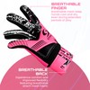 SPORIA Youth Goalie Gloves (Pink, 4)