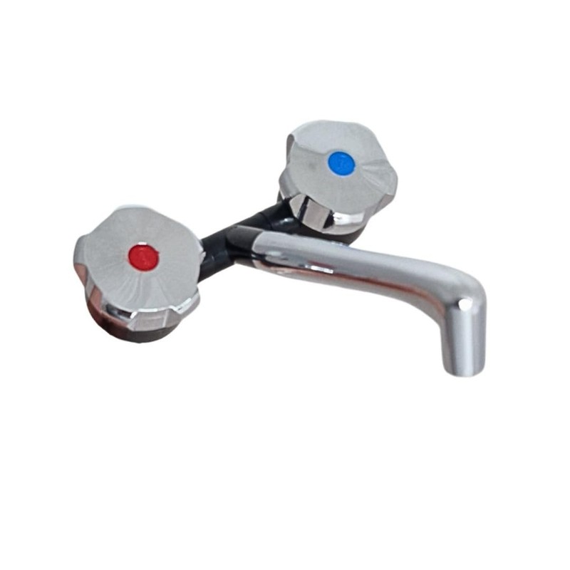 Mixer Tap Hot & Cold Chrome Folding Spout 12v Micro