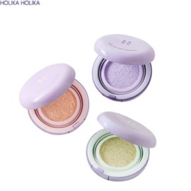 HOLIKA HOLIKA Makeup Tone Up Sun Cushion SPF+ PA++++ 14g, Shade:02 Oat Mint