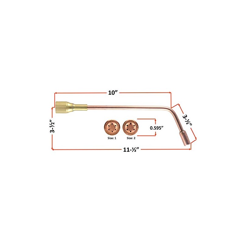 SÜA - Acetylene Heating Tip J-63-1 with H-16-2E style Mixer