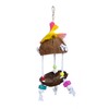 Prevue Pet Products Tropical Teasers Tiki Hut Bird Toy, Multicolor