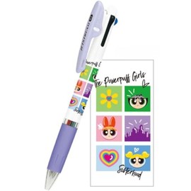 Kami 304734 [Made in Japan] [Powerpuff Girls] Jetstream 3 Color Ballpoint Pen [SHINE SO BRIGHT] [Powerpuff ] [Anime] [American Characters] [Ballpoint Pens] [Writing Instruments] [Stationery] [School]