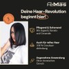 FemMas Haarfarbe Schwarz Intensiv 1.0 I Professionelle Creme Haarfarbe mit