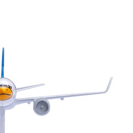 Bswath Model Plane 1:400 Scale Model 737 Model Airplane Diecast Airplanes Metal Plane Model for Gift (White Bird)