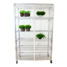 Formosa Covers Premium All Clear Wire Shelf Cover - Heavy-Duty Storage Solution for Wire Shelving Rack (36”Wx18”Dx72”H) - Waterproof PVC, Multi Zipper - Keep Your Space Clean and Organized