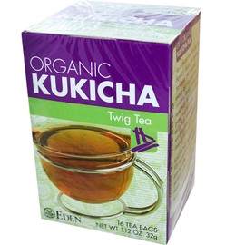 Eden Foods, Organic, Kukicha Twig Tea, 16 Tea Bags, 1.12 oz (32 g) -- 2PC