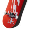 [CCS] Ink Blot Logo Skateboard Complete - Red - 8.50"