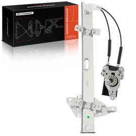 A-Premium Front Left Driver Side Electric Power Window Regulator Without Motor Compatible with Pontiac Grand Prix 1997-2003, 4-Door Only