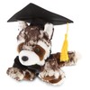 DolliBu Squat Red Panda Graduation Plush Toy - Super Soft