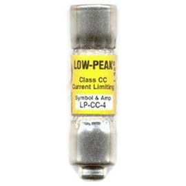 4 Amp LP-CC Type 13/32 Inch X 1-1/2 Inch 600 VAC Low Peak Time Delay Class CC Industrial Fuse