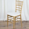 Tableclothsfactory Ivory Chiavari Chair Cushion for Wood Resin Chiavari Chairs