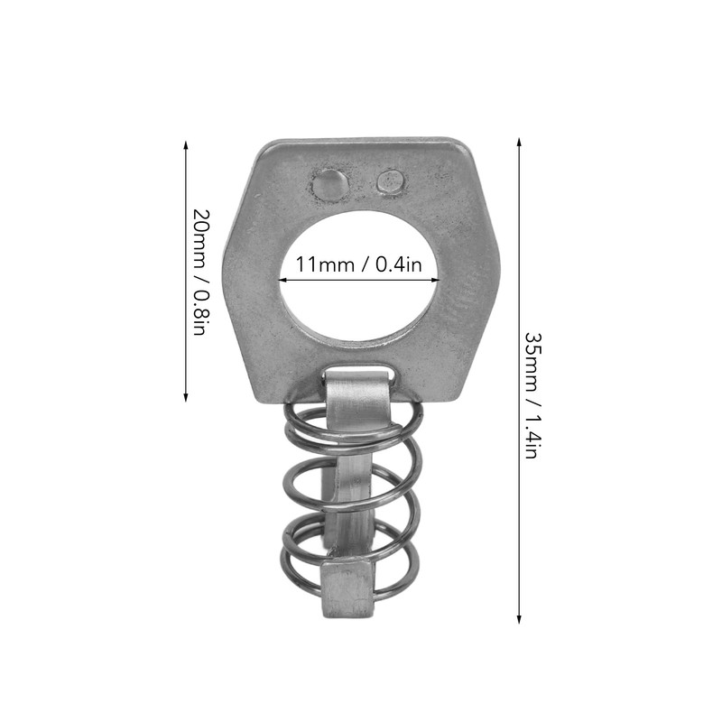 4 Pieces Water Heater Cam Lock Stainless Steel Door Cover