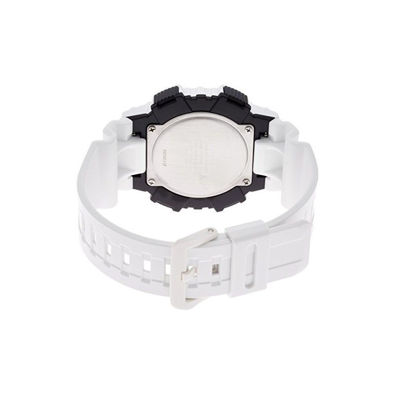 Casio Men's AQ-S810WC-7AVCF Analog-Digital Display Quartz White Watch, White/Black