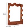 Happybuy Wood Gun Rack - A Secure and Spacious Firearm