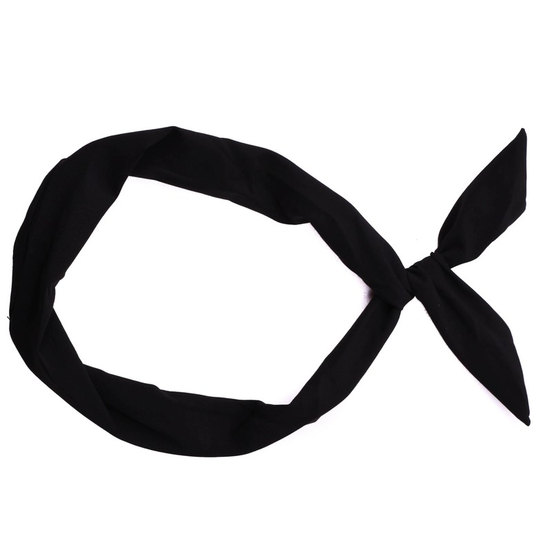 Mytoptrendz® - Wire Headband Plain Soft Velvet Wired Hair Tie