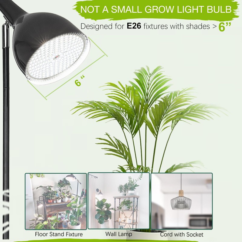Lonwon LED Grow Lights for Indoor Plants Full Spectrum Grow