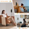 YFMYY Set of 2 Led Headboard Wall Light, 350°Rotation Portable