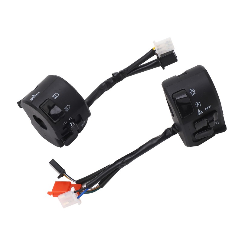 Motorcycle Handlebar Switch 7/8inch Light Trumpet Universal Handlebar Switch Replacement