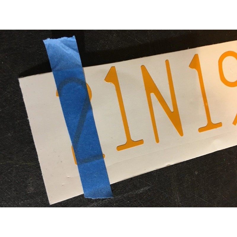 dgdistributions California motorcycle license plate restore or transform