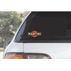 Pure Print Cut Martini Car Sticker Set - 17 cm,