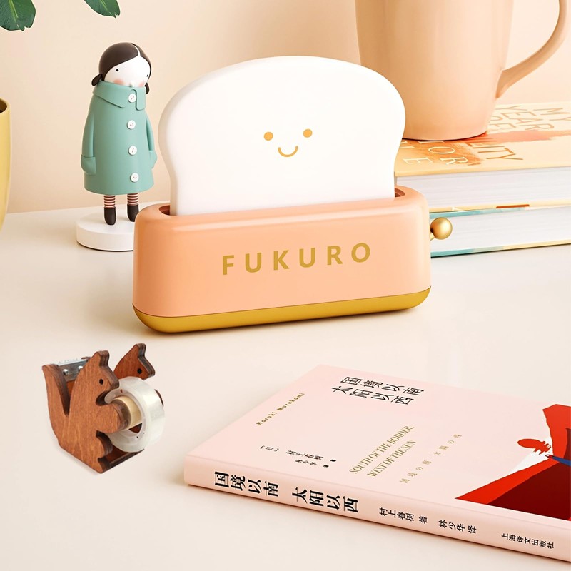 MYLERCT Squirrel Shaped Tape Dispenser, Wooden Tape Dispenser for Tape