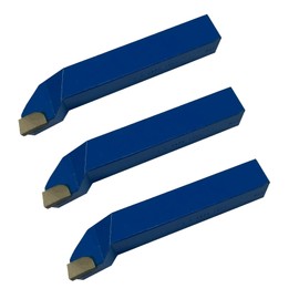 CNC QUALITÄT Set of 3 turning steel 10 x 10 mm - corner turning tool with carbide - quality for steel - DIN4978