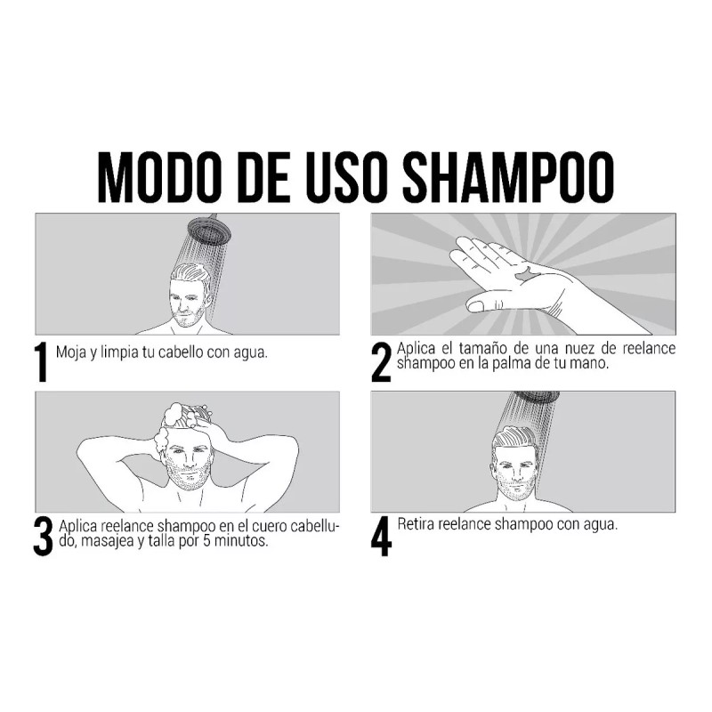 Reelance 3 Meses De Tratamiento Reelance Hombre + 3 Geles