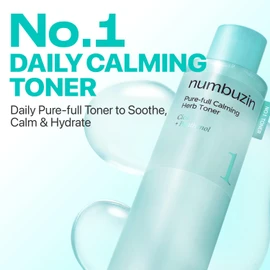 numbuzin No.1 Toner | Pure-Full Soothing Toner | Acne Prone Skin | Deep Soothing, Relieves Redness, Moisturising | Centella Asiatica | 300 ml