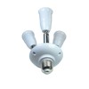 WPJCS 3 in 1 E27 Light Socket Splitter Adapter, Standard