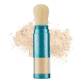 Colorescience Sunforgettable Mineral SPF 50 - Protector solar mineral en polvo con brocha (Fair)