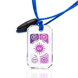 Big Discoveries Wildlife Zip-o-gage - Outdoor Thermometer for Kids with UV Exposure Decal | Reflective Breakaway Lanyard and Fun Animal Designs | Camping and Hiking Accessory for Children
