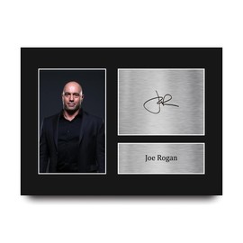 HWC Trading Joe Rogan Experience Podcast Gifts Printed Signed Autograph Picture for YouTuber Personality Fans and Followers - A4
