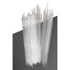 100pcs 1/16 x 12in Acrylic Dowel Rods Sticks, Clear Round