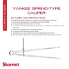 Starrett 73 Series "Yankee" Spring-Type Inside Calipers with Flat Legs