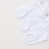 Champion CBSCY301 Plain Socks, Kids (3 Pairs), Antibacterial, Odor Resistant,