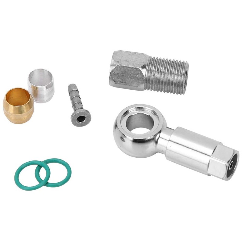 Brake Hose Kit Banjo Bolt Copper Olive Hose Adapter Bicycle