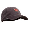 e4Hats.com Mario DK Donkey Logo Embroidered Washed Solid Pigment Dyed
