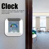 Indoor Touch LCD Screen Thermometer Hygrometer Electric Alarm Clock for