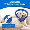 SAWMONG Dog Cone, Soft Dog Cones for Large Dogs After