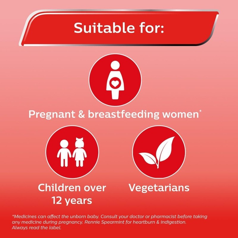 Rennie Spearmint 24s X 6 Packs