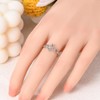 MULA Silver 925 Rings for Women Eternity Ring Moon Star