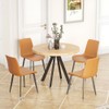 KaKaBB 28 Inch Metal Round Table Legs, Heavy Duty Round
