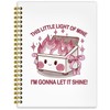 BRRNYOI Pink Dumpster Fire Notebook Journal 5.5x8.3. Funny Notebooks for