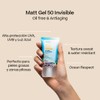 Matte Gel Invisible Oil Free Gel Anhidro SPF50+ 200 ml