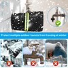 Jeyeou 2PCS Outdoor Faucet Covers for Winter, Garden Water Spigot