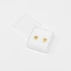 Aretes de Estrella en Chapa de Oro de 22K (5