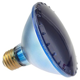 Industrial Performance 75PAR30/H/B 130V, 75 Watt, PAR30, Medium Screw (E26) Base Transparent Blue Light Bulb (1 Bulb)
